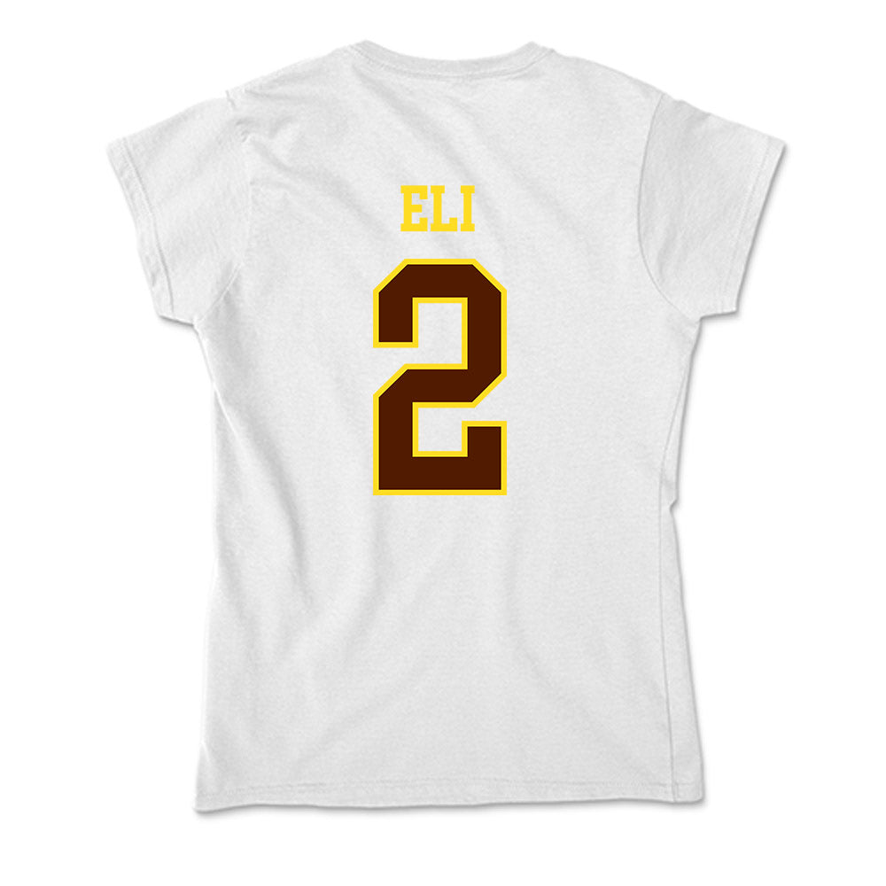 Western Michigan - NCAA Men's Basketball : Joshua Eli - Soft Style Women’s T-Shirt-1