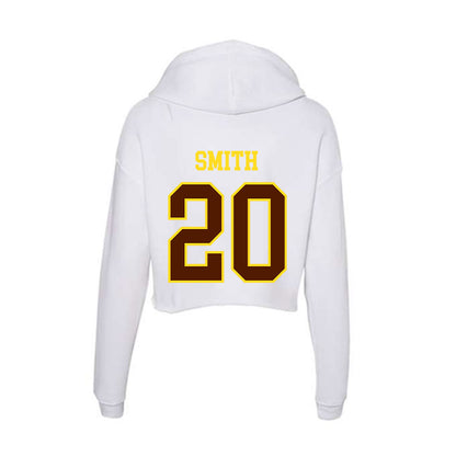 Western Michigan - NCAA Softball : Jordan Smith - Women's Crop Fleece Hoodie-1