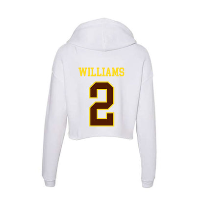 Western Michigan - NCAA Football : Popeye Williams - Women's Crop Fleece Hoodie-1