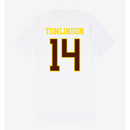 Western Michigan - NCAA Baseball : Ty Tomlinson - Women's V-Neck T-Shirt-1