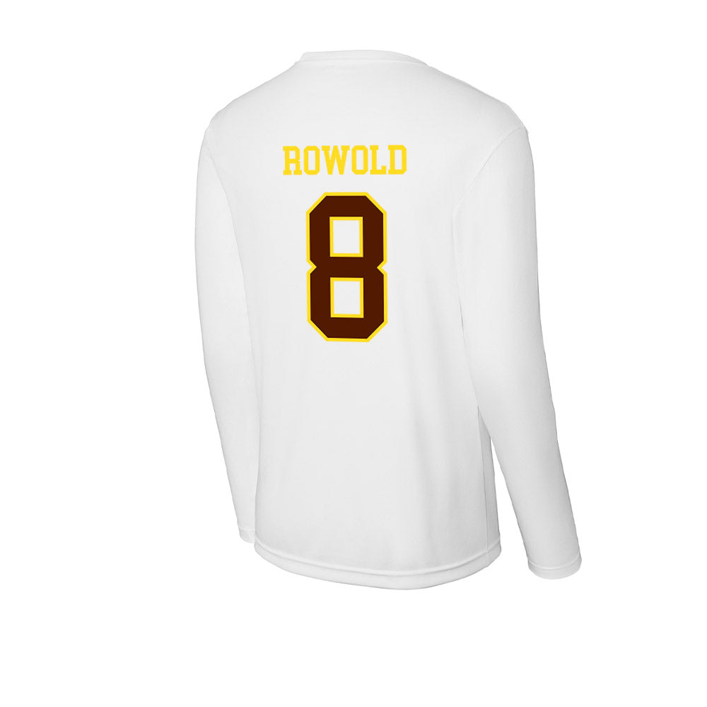 Western Michigan - NCAA Baseball : Jacob Rowold - Activewear Long Sleeve T-Shirt-1