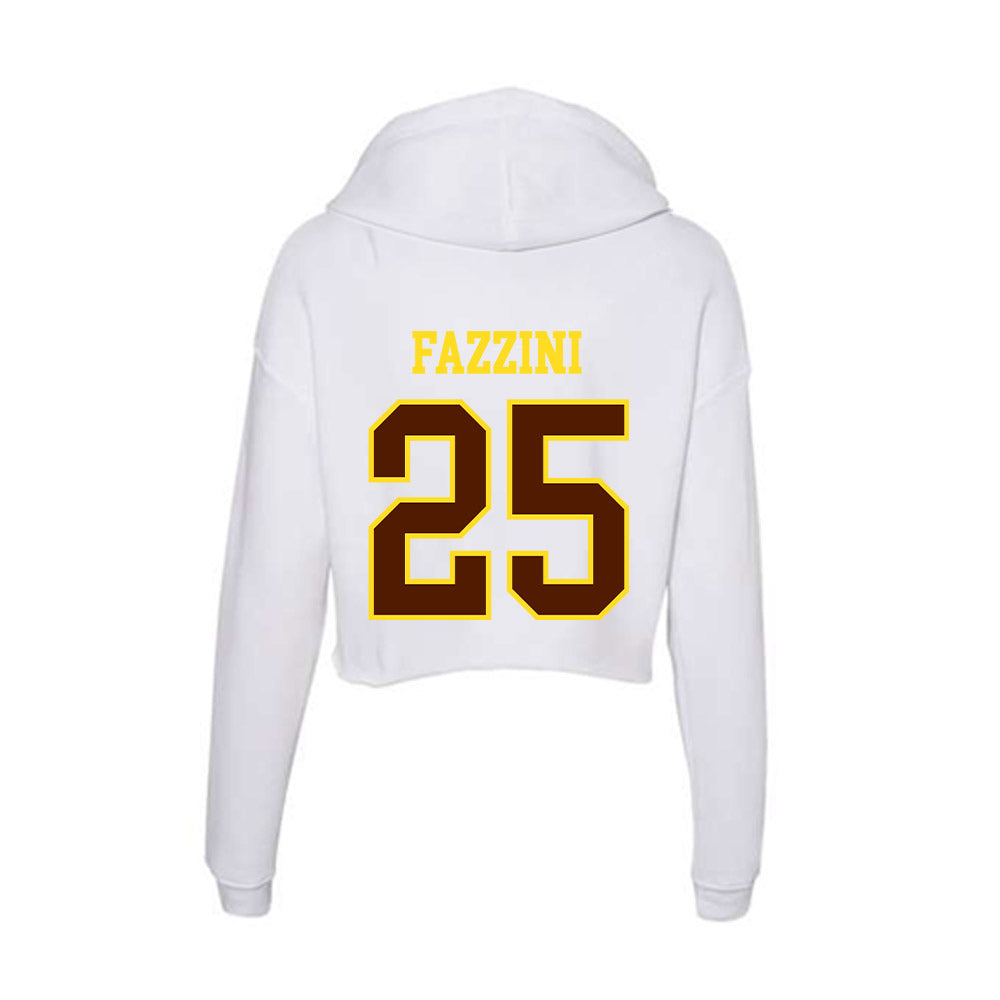 Western Michigan - NCAA Softball : Casey Fazzini - Women's Crop Fleece Hoodie-1