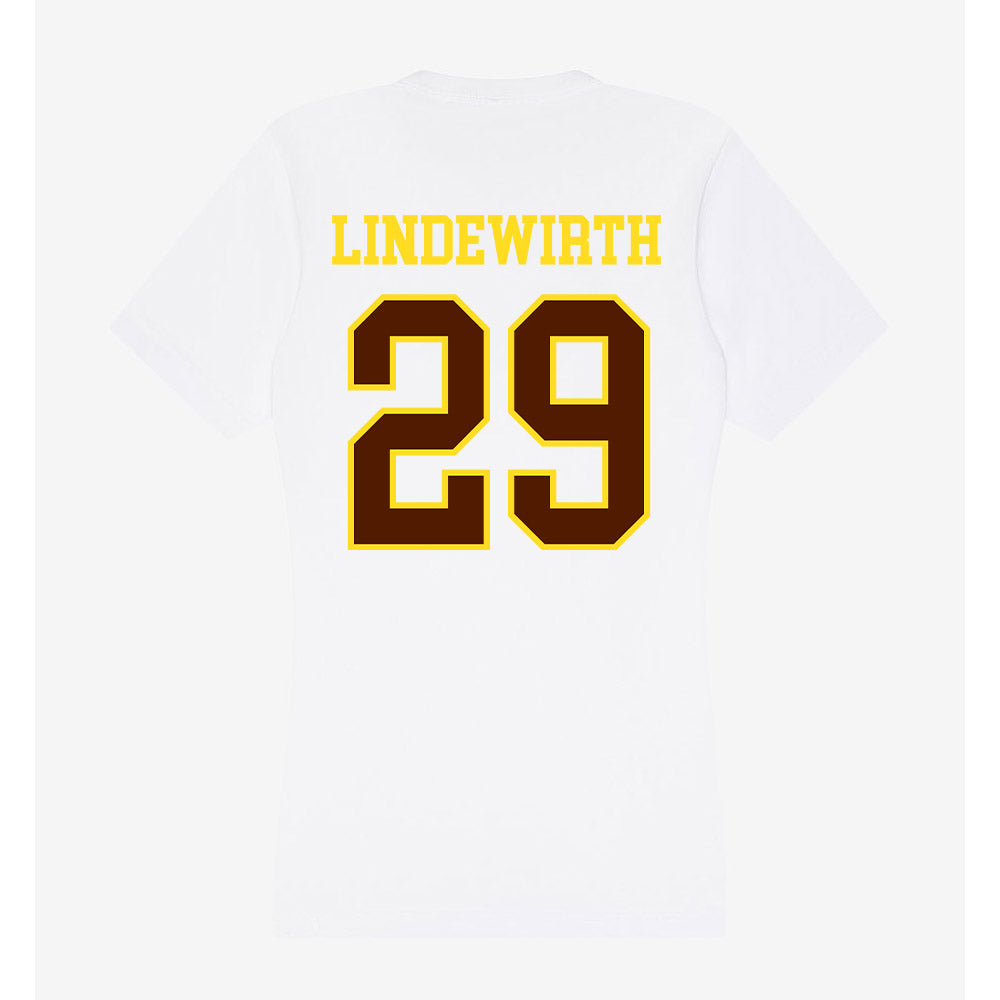 Western Michigan - NCAA Men's Soccer : Alex Lindewirth - Women's V-Neck T-Shirt-1