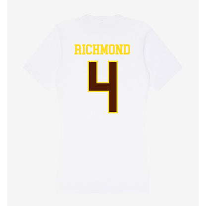 Western Michigan - NCAA Women's Volleyball : Leah Richmond - Women's V-Neck T-Shirt-1