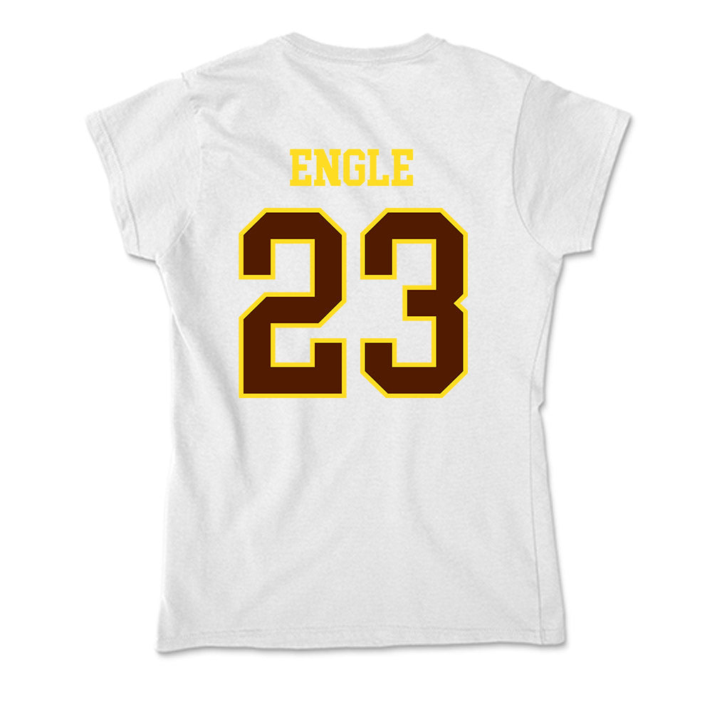 Western Michigan - NCAA Men's Ice Hockey : Edison Engle - Soft Style Women’s T-Shirt-1