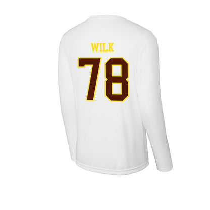 Western Michigan - NCAA Football : Jacob Wilk - Activewear Long Sleeve T-Shirt-1