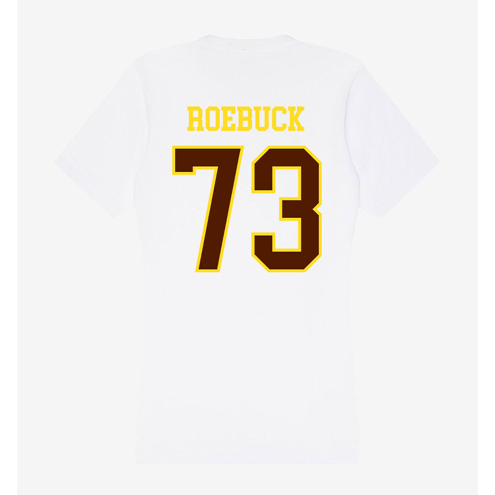 Western Michigan - NCAA Football : Ben Roebuck - Women's V-Neck T-Shirt-1