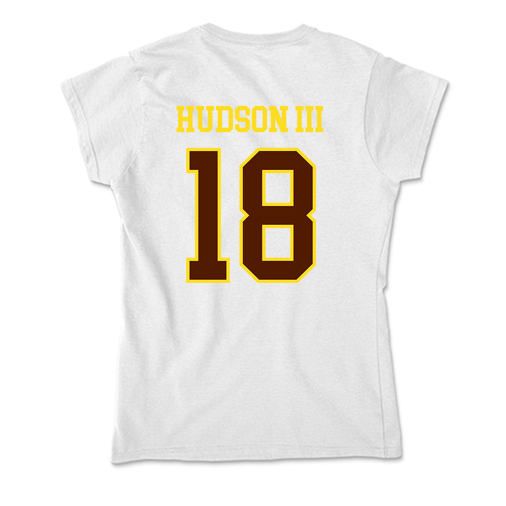 Western Michigan - NCAA Men's Soccer : Eddie Hudson III - Soft Style Women’s T-Shirt-1