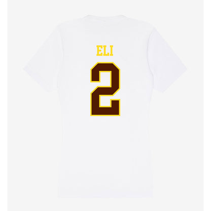 Western Michigan - NCAA Men's Basketball : Joshua Eli - Women's V-Neck T-Shirt-1