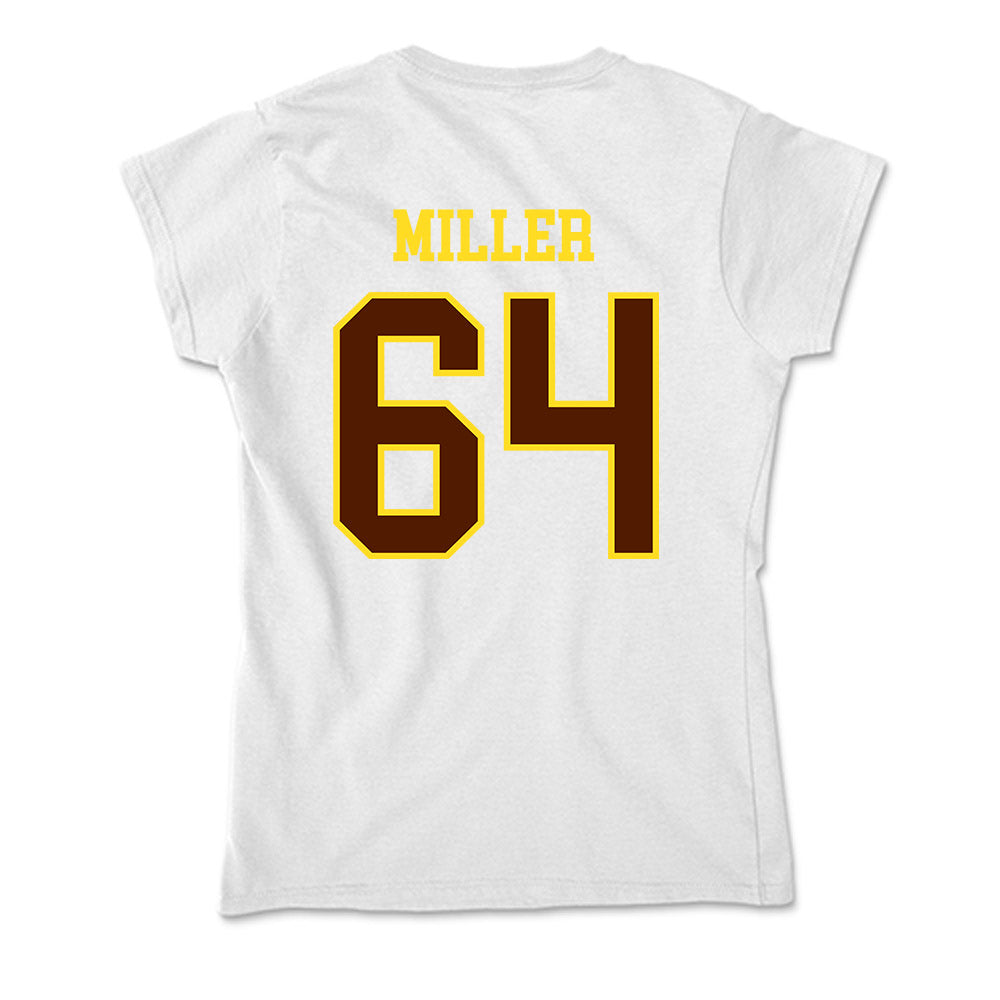 Western Michigan - NCAA Football : Nolan Miller - Soft Style Women’s T-Shirt-1