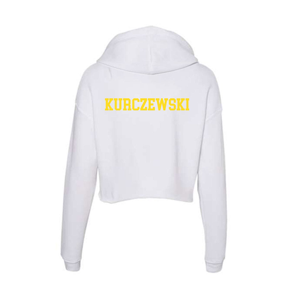 Western Michigan - NCAA Women's Cross Country : Ava Kurczewski - Women's Crop Fleece Hoodie-1