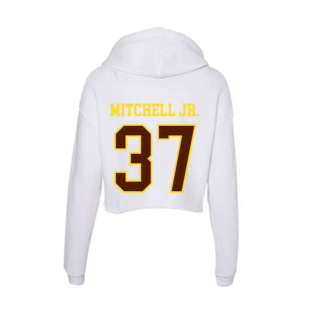 Western Michigan - NCAA Football : Carlos Mitchell Jr. - Women's Crop Fleece Hoodie-1