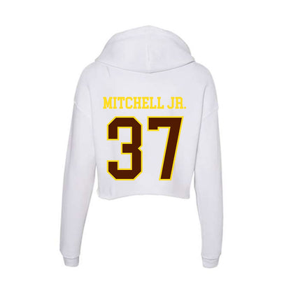 Western Michigan - NCAA Football : Carlos Mitchell Jr. - Women's Crop Fleece Hoodie-1
