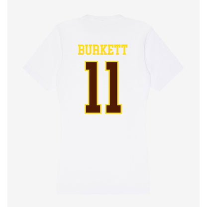 Western Michigan - NCAA Men's Soccer : Connor Burkett - Women's V-Neck T-Shirt-1