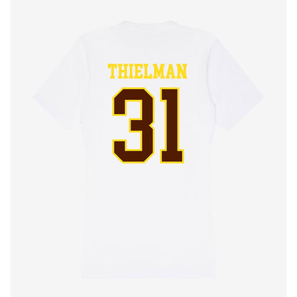 Western Michigan - NCAA Baseball : Avery Thielman - Women's V-Neck T-Shirt-1