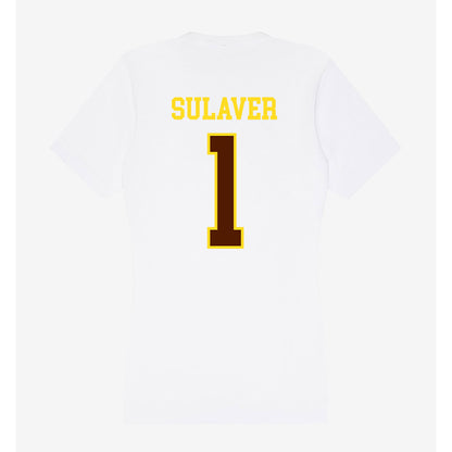 Western Michigan - NCAA Women's Soccer : Reagan Sulaver - Women's V-Neck T-Shirt-1