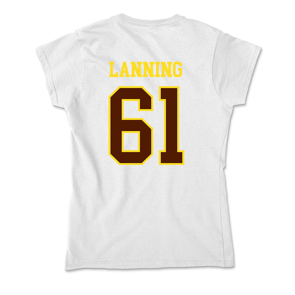 Western Michigan - NCAA Football : Parker Lanning - Soft Style Women’s T-Shirt-1