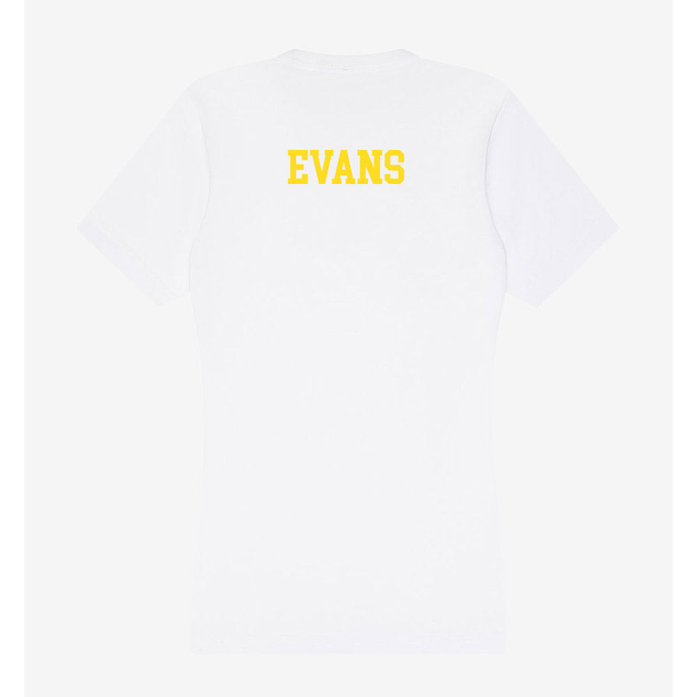 Western Michigan - NCAA Women's Track & Field : Joy Evans - Women's V-Neck T-Shirt-1