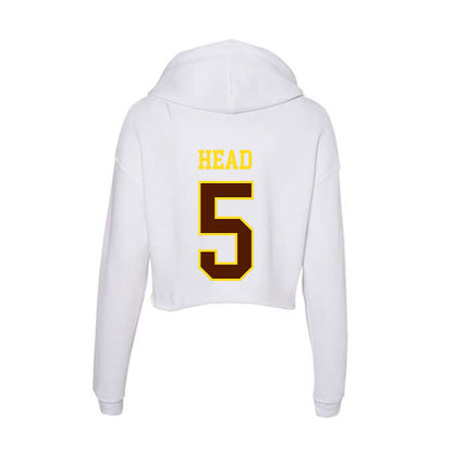 Western Michigan - NCAA Softball : Tristen Head - Women's Crop Fleece Hoodie-1