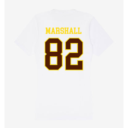 Western Michigan - NCAA Football : Terence Marshall - Women's V-Neck T-Shirt-1