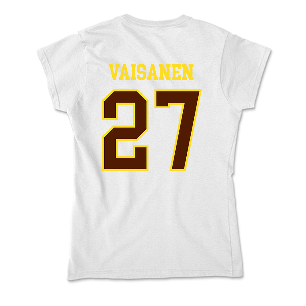 Western Michigan - NCAA Men's Ice Hockey : Joona Vaisanen - Soft Style Women’s T-Shirt-1