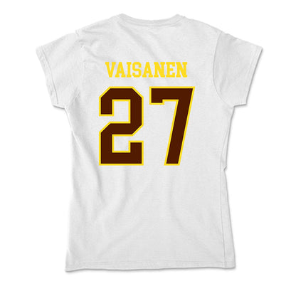 Western Michigan - NCAA Men's Ice Hockey : Joona Vaisanen - Soft Style Women’s T-Shirt-1