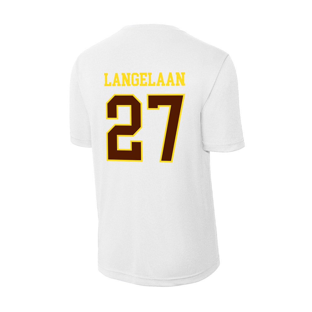 Western Michigan - NCAA Women's Soccer : Brianna Langelaan - Activewear T-Shirt-1