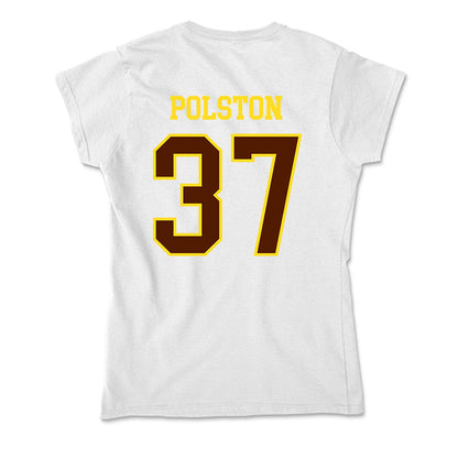 Western Michigan - NCAA Men's Ice Hockey : Michael Polston - Soft Style Women’s T-Shirt-1