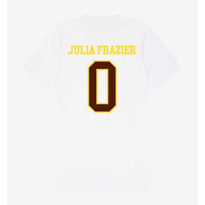 Western Michigan - NCAA Women's Tennis : Julia Julia Frazier - Women's V-Neck T-Shirt-1