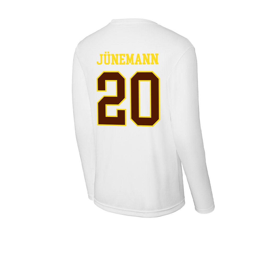Western Michigan - NCAA Men's Basketball : Janis Jünemann - Activewear Long Sleeve T-Shirt-1