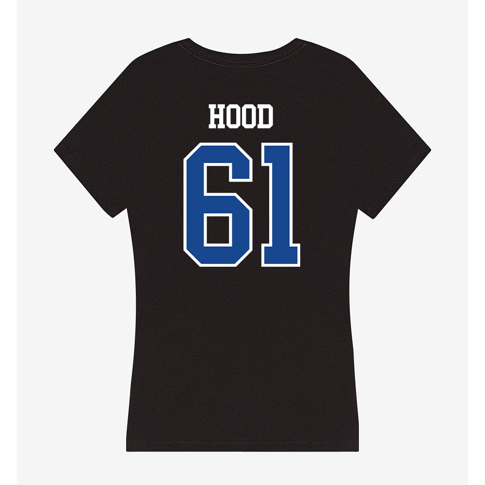 Hampton - NCAA Football : Christian Hood - Classic Shersey Women's V-Neck T-Shirt-1
