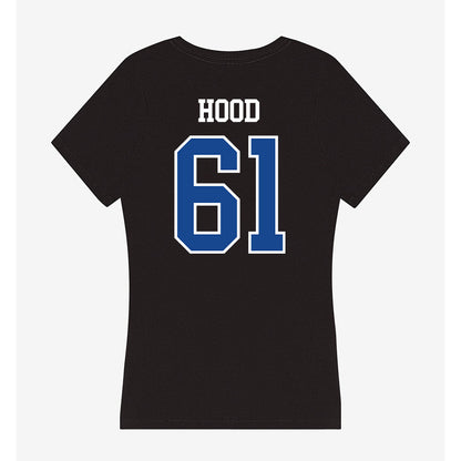 Hampton - NCAA Football : Christian Hood - Classic Shersey Women's V-Neck T-Shirt-1
