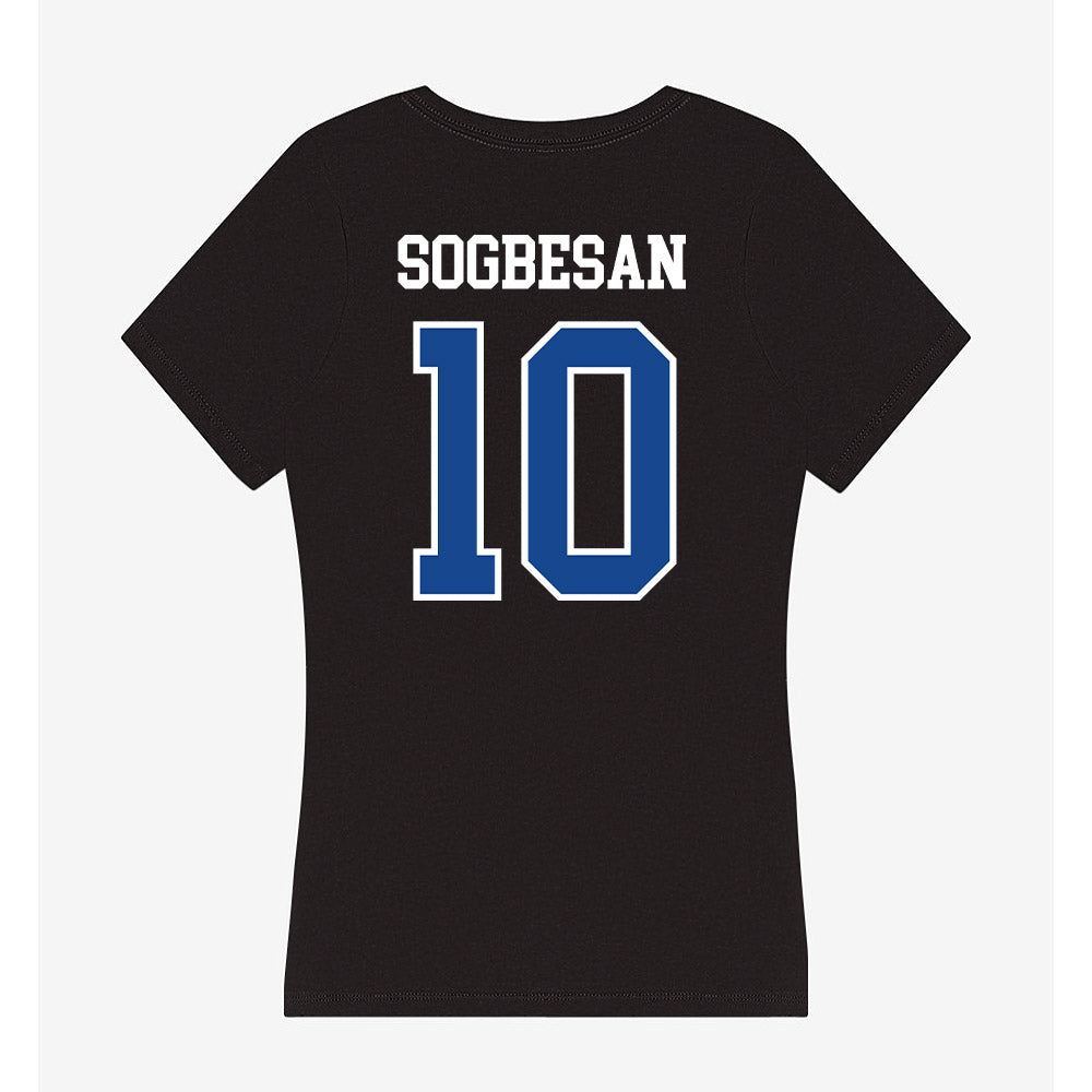 Hampton - NCAA Football : Korede Sogbesan - Classic Shersey Women's V-Neck T-Shirt-1