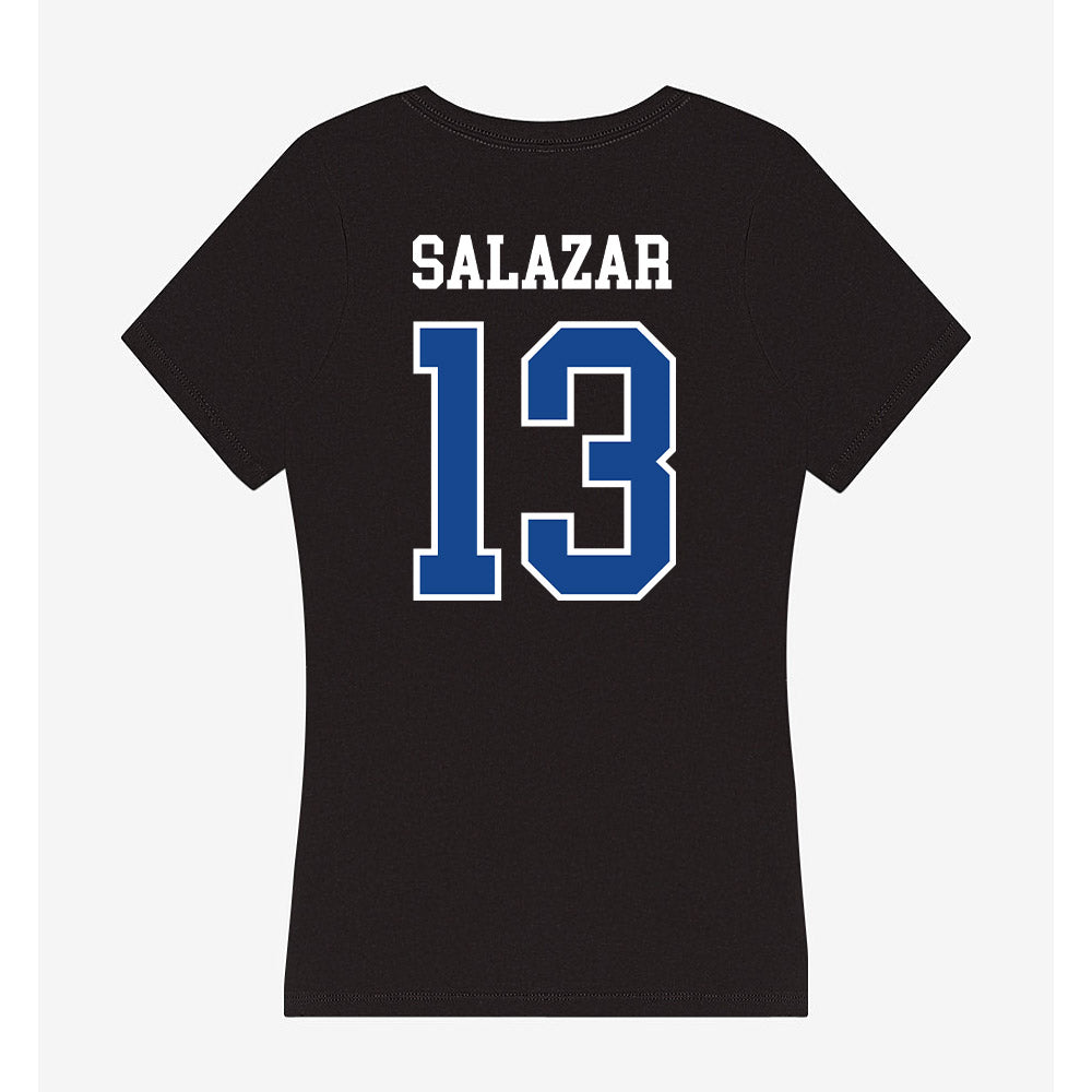 Hampton - NCAA Softball : Violet Salazar - Classic Shersey Women's V-Neck T-Shirt-1