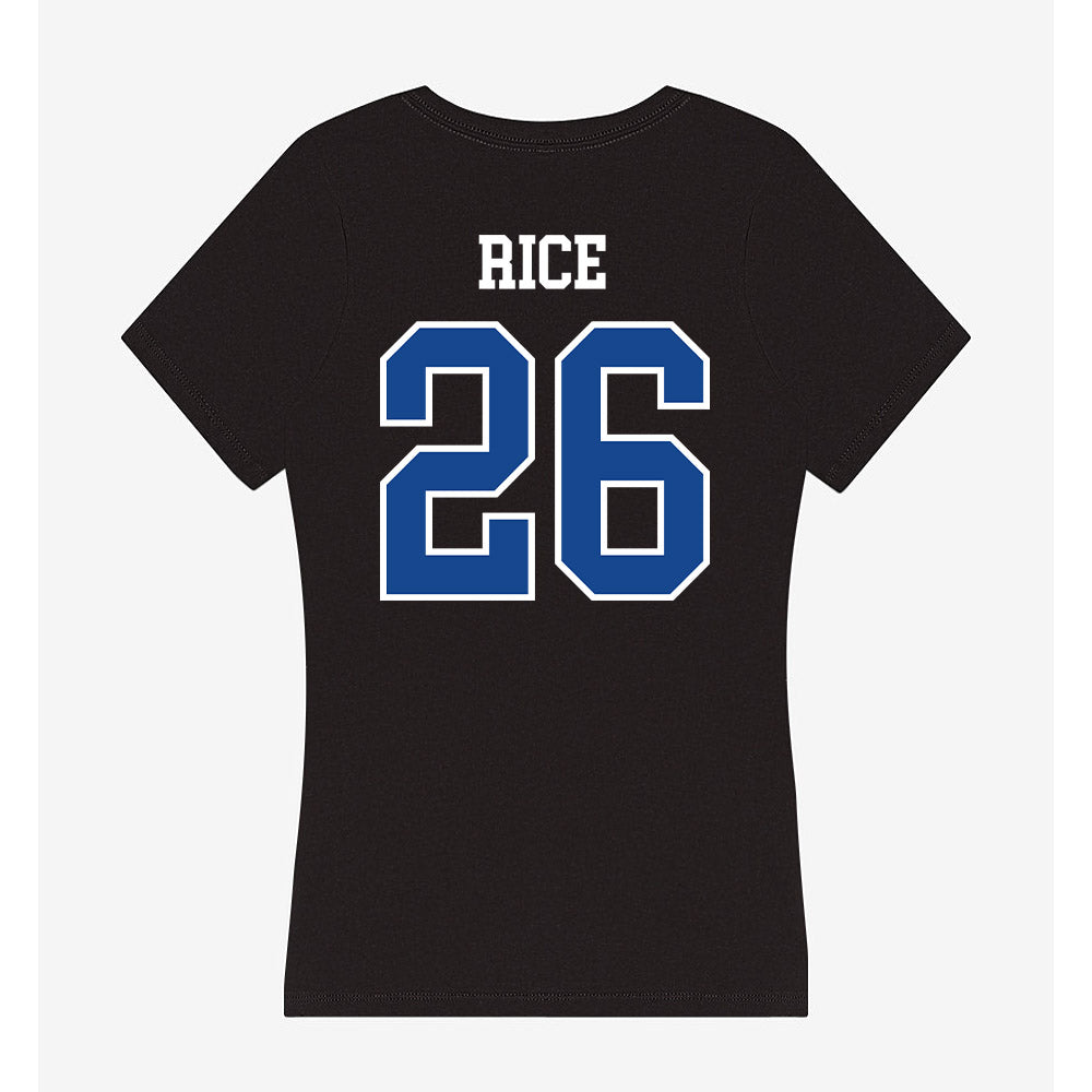 Hampton - NCAA Football : Caden Rice - Classic Shersey Women's V-Neck T-Shirt-1