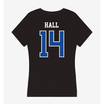 Hampton - NCAA Football : Breshun Hall - Classic Shersey Women's V-Neck T-Shirt-1