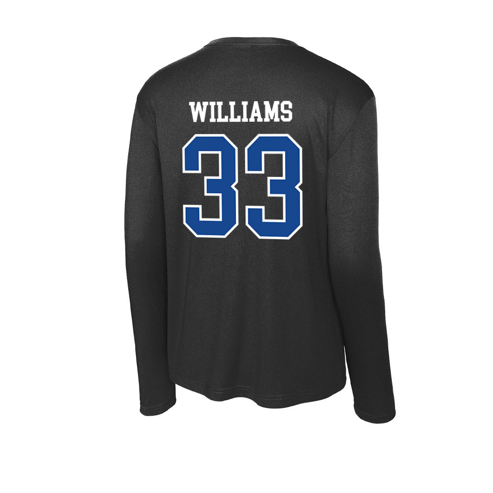 Hampton - NCAA Football : Zane Williams - Classic Shersey Activewear Long Sleeve T-Shirt-1