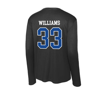 Hampton - NCAA Football : Zane Williams - Classic Shersey Activewear Long Sleeve T-Shirt-1