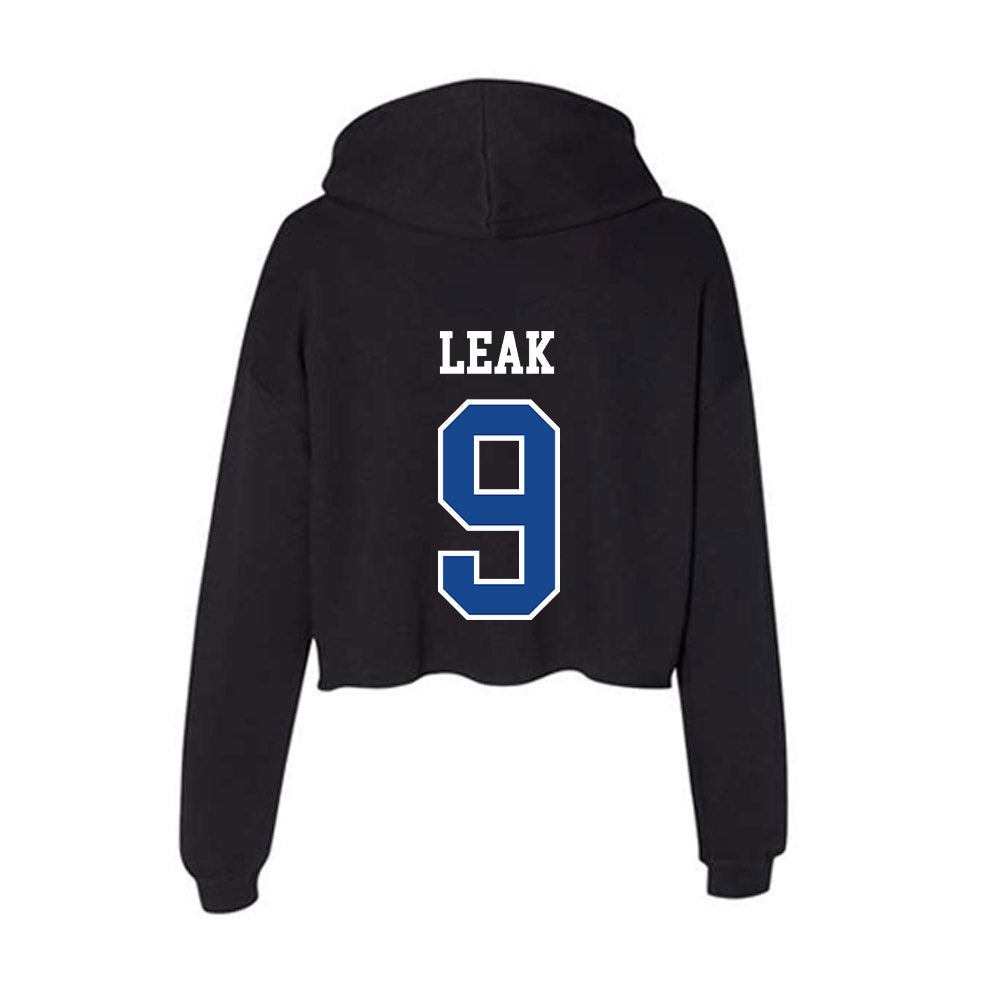 Hampton - NCAA Men's Lacrosse : Emerii Leak - Classic Shersey Women's Crop Fleece Hoodie-1