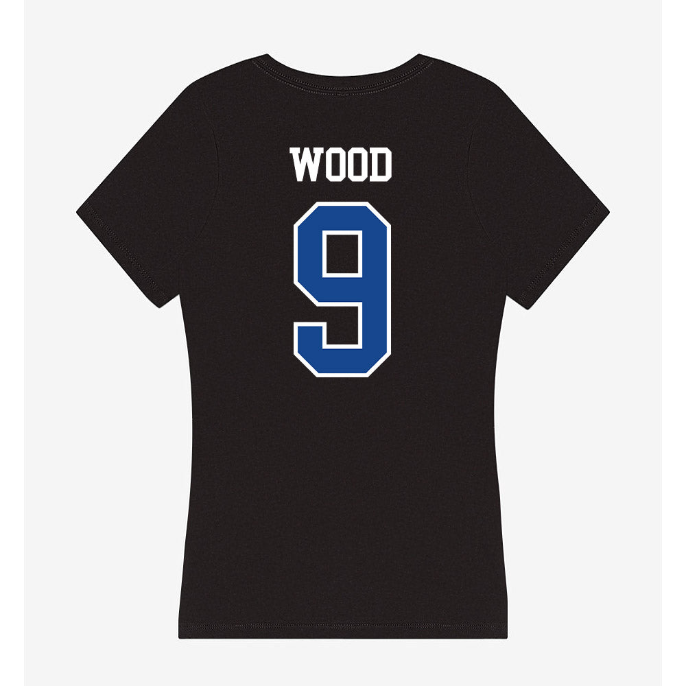 Hampton - NCAA Men's Lacrosse : Maliik Wood - Classic Shersey Women's V-Neck T-Shirt-1
