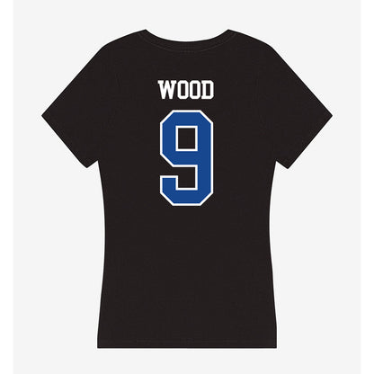 Hampton - NCAA Men's Lacrosse : Maliik Wood - Classic Shersey Women's V-Neck T-Shirt-1