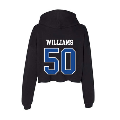 Hampton - NCAA Football : John Williams - Classic Shersey Women's Crop Fleece Hoodie-1