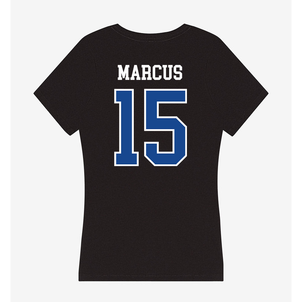 Hampton - NCAA Football : Temond Marcus - Classic Shersey Women's V-Neck T-Shirt-1
