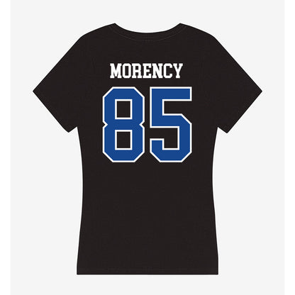 Hampton - NCAA Football : Jode Morency - Classic Shersey Women's V-Neck T-Shirt-1