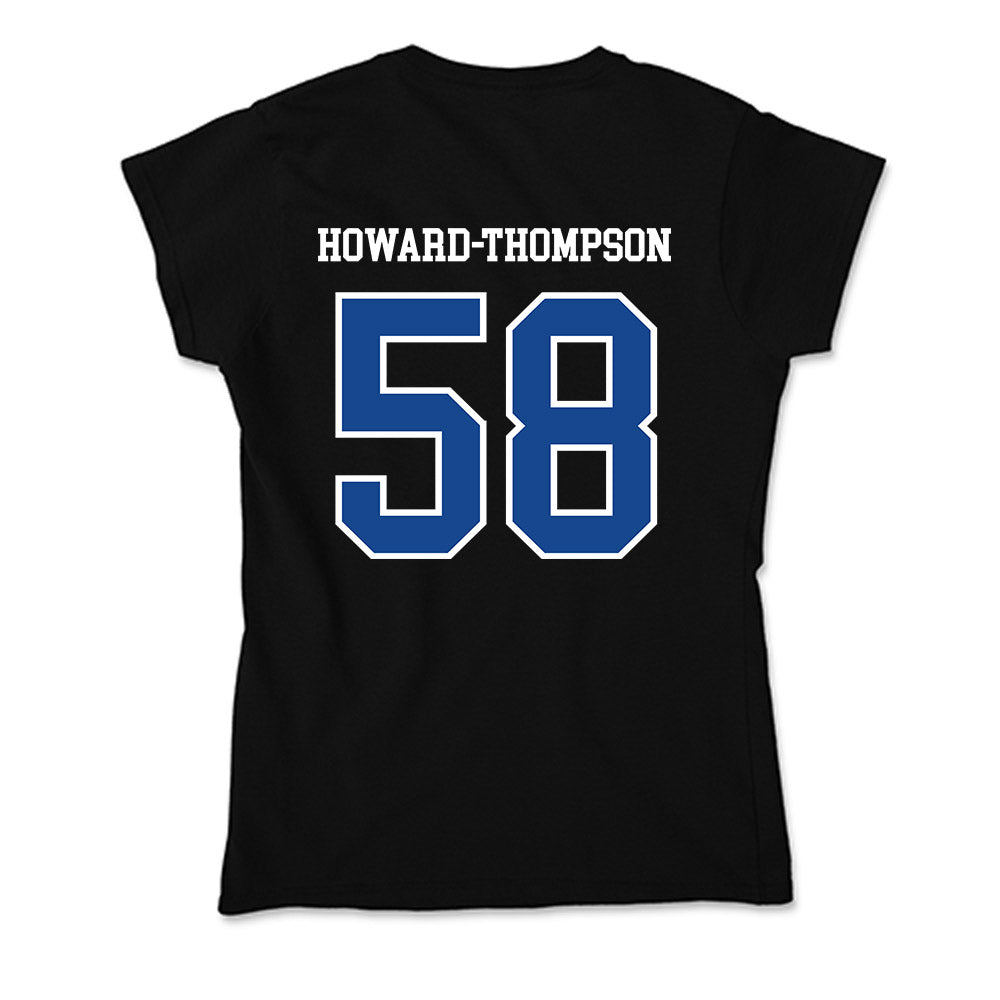 Hampton - NCAA Football : Tyher Howard-Thompson - Classic Shersey Soft Style Women’s T-Shirt-1