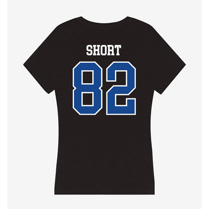 Hampton - NCAA Football : Damon Short - Classic Shersey Women's V-Neck T-Shirt-1