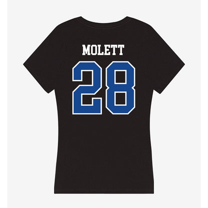 Hampton - NCAA Football : Kyle Molett - Classic Shersey Women's V-Neck T-Shirt-1