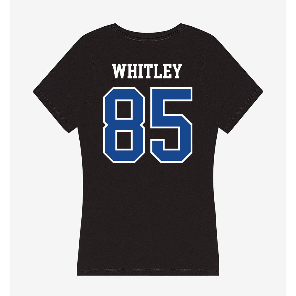 Hampton - NCAA Football : Mason Whitley - Classic Shersey Women's V-Neck T-Shirt-1