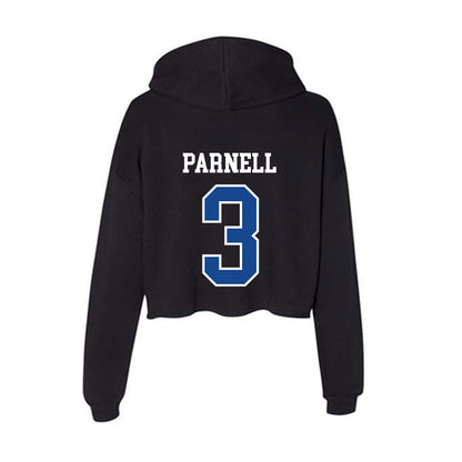 Hampton - NCAA Football : Brandon Parnell - Classic Shersey Women's Crop Fleece Hooded Sweatshirt-1