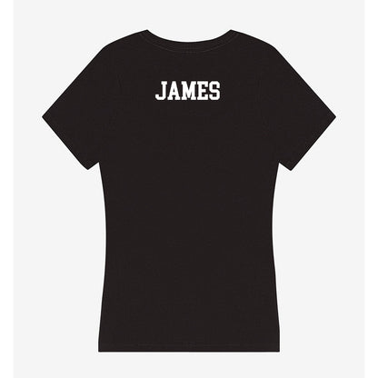 Hampton - NCAA Women's Track & Field : Danielle James - Classic Shersey Women's V-Neck T-Shirt-1